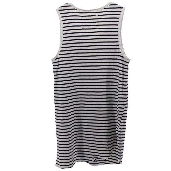 Frank & Eileen Black White Stripe Tee Lab Tank Capsule Comfort Coastal Size S - Picture 5 of 11